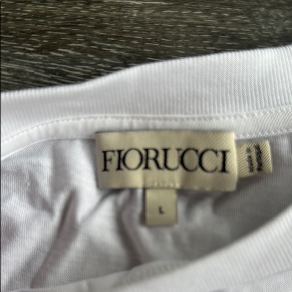 Fiorucci White Graphic T-Shirt - L fits more like a S/M - Picture 2 of 3